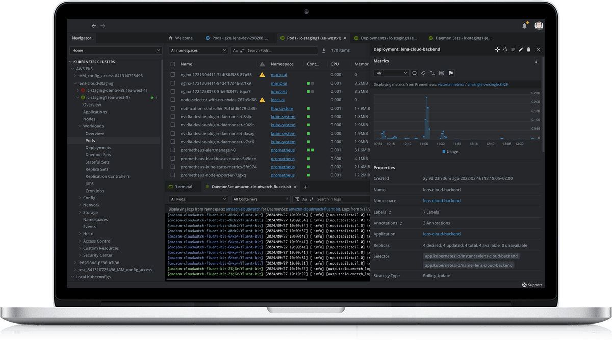 The New Lens Desktop Application