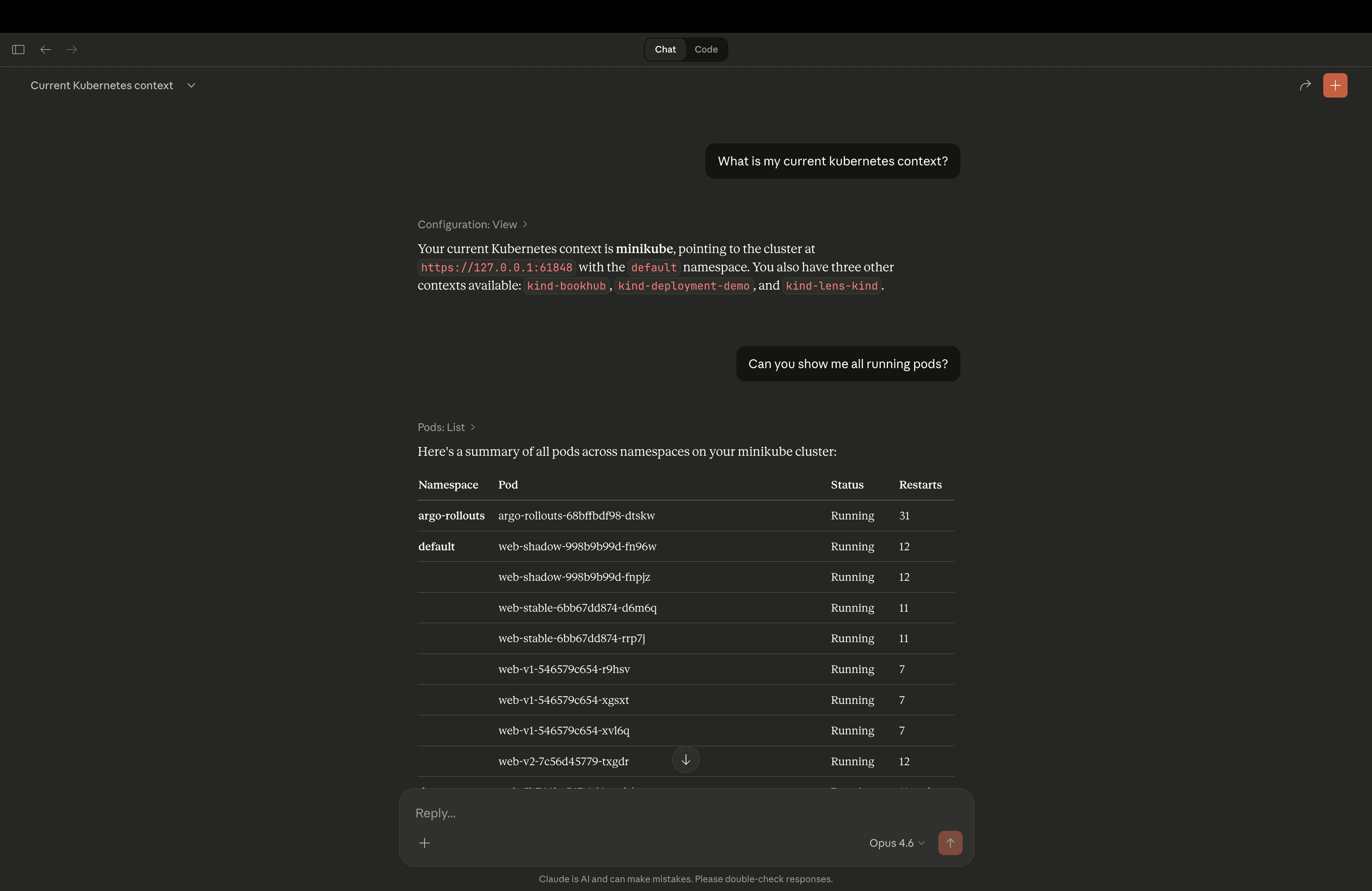 Listing resources from Claude Desktop