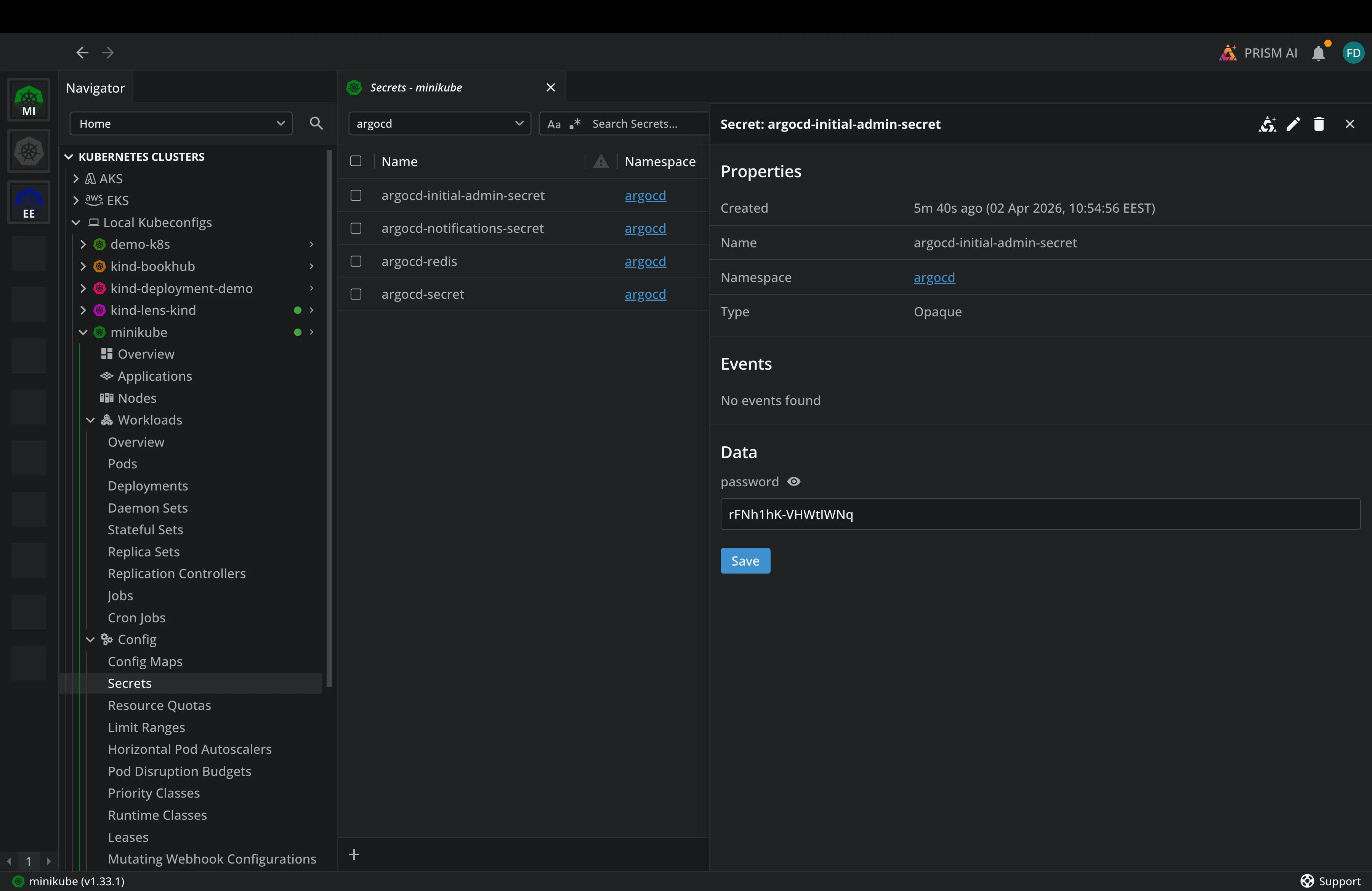 ArgoCD login