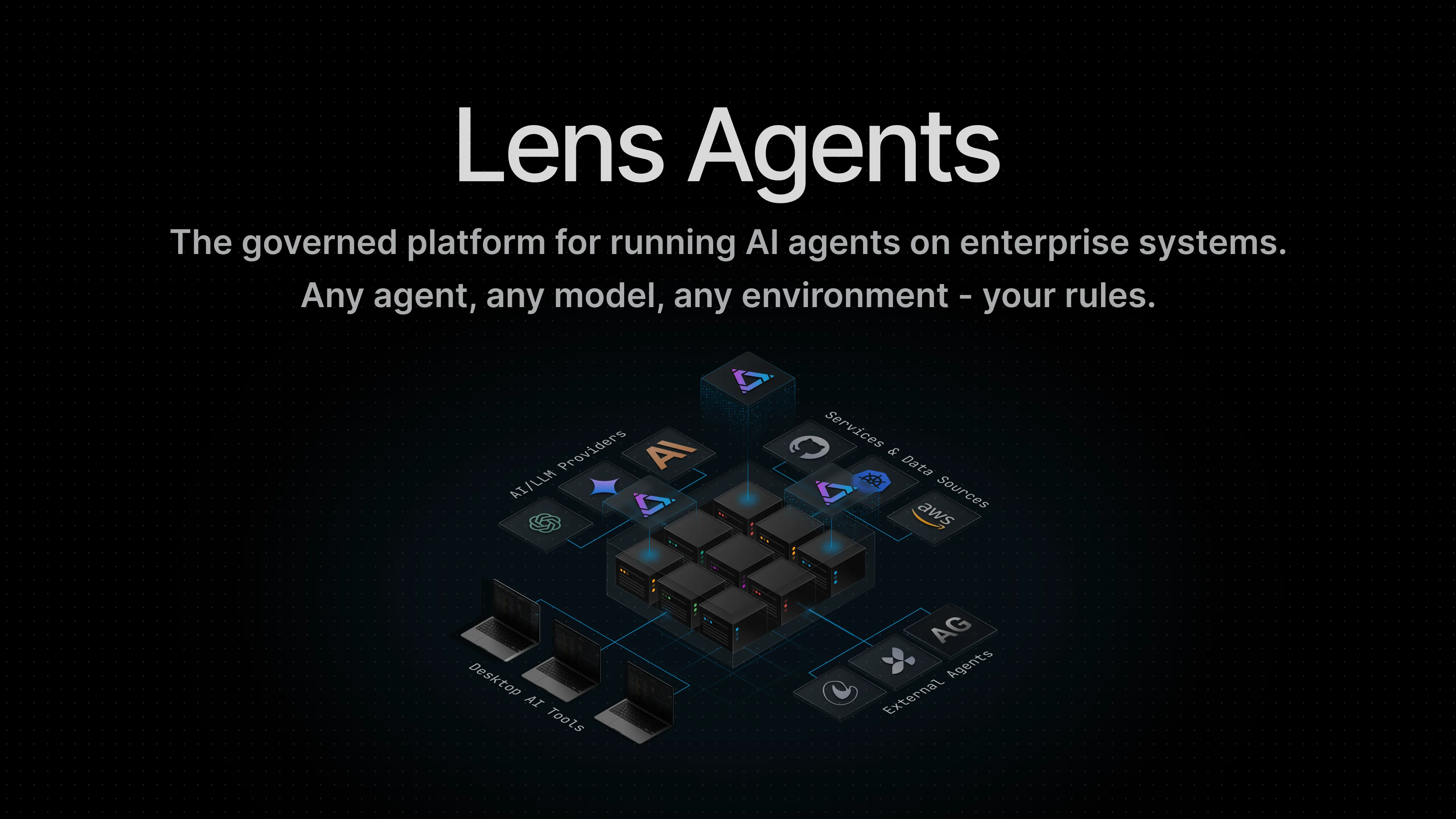 Introducing Lens Agents: the governed platform for running AI agents on enterprise systems