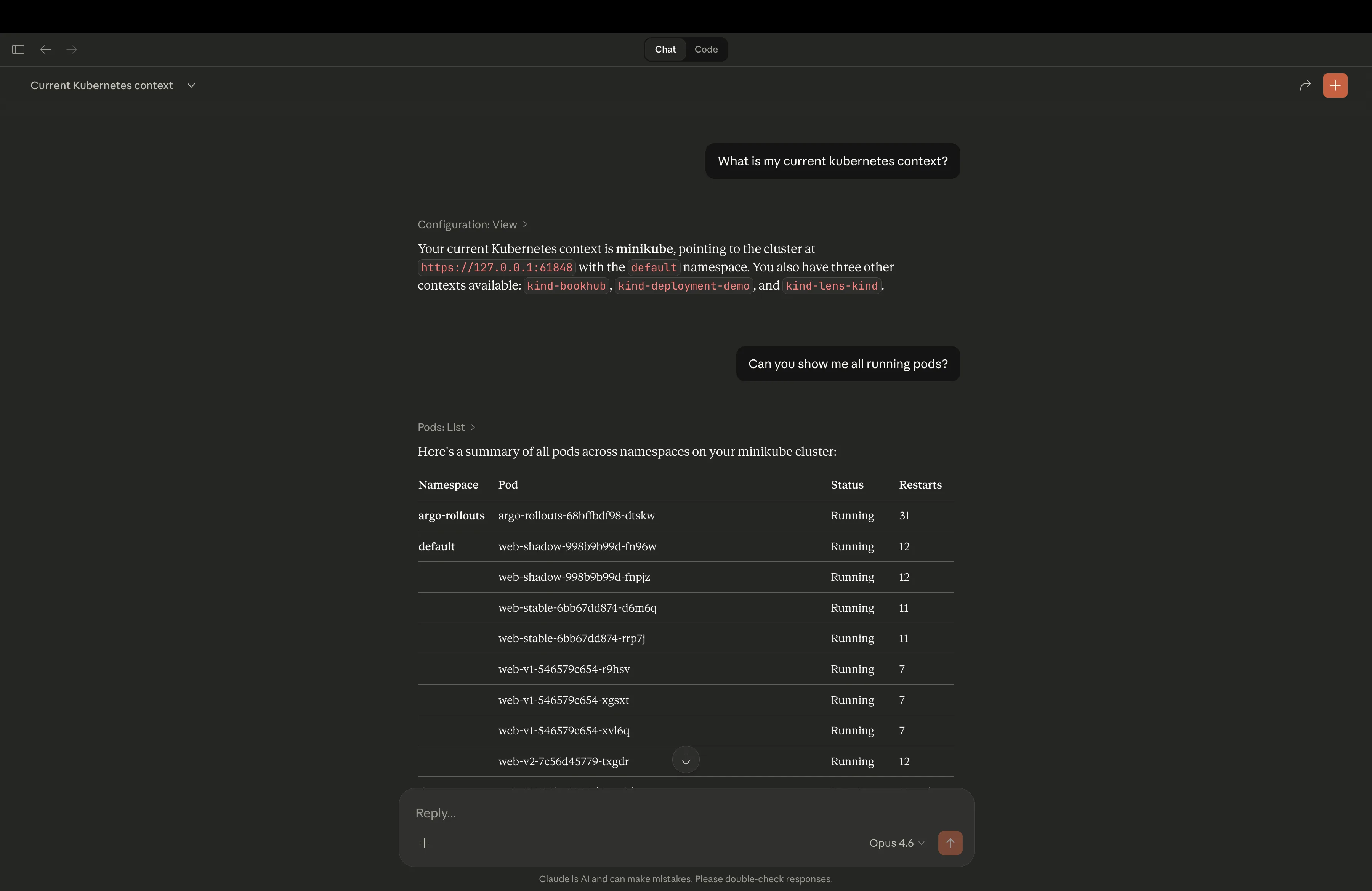 Listing resources from Claude Desktop
