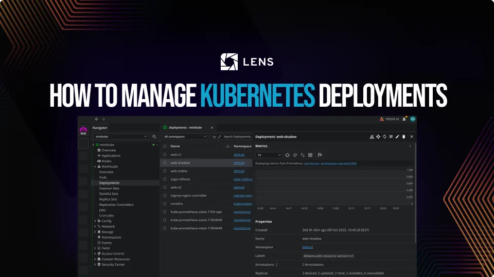 How to manage Kubernetes deployments