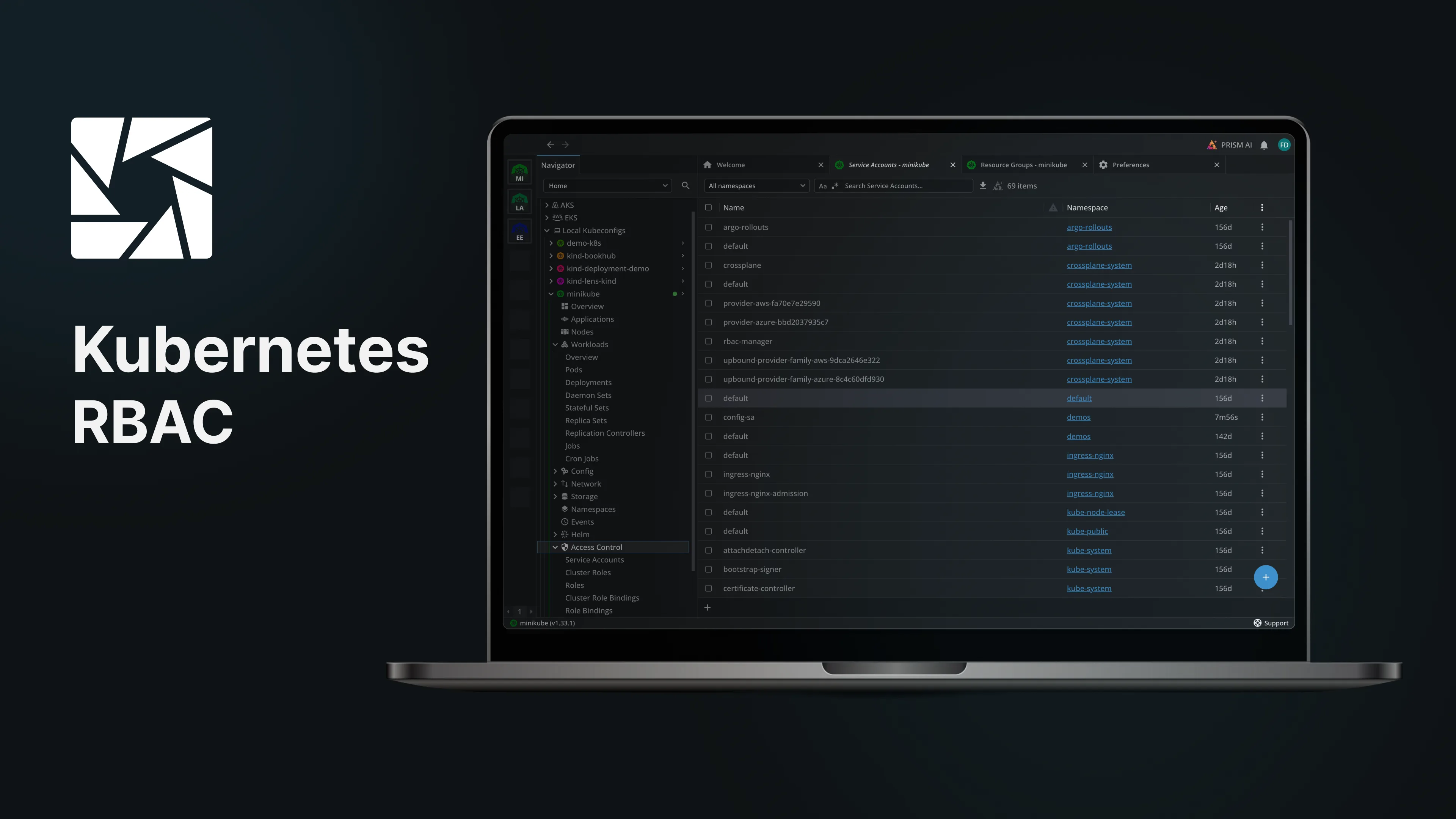 Kubernetes RBAC: Roles, ClusterRoles, and Service Accounts