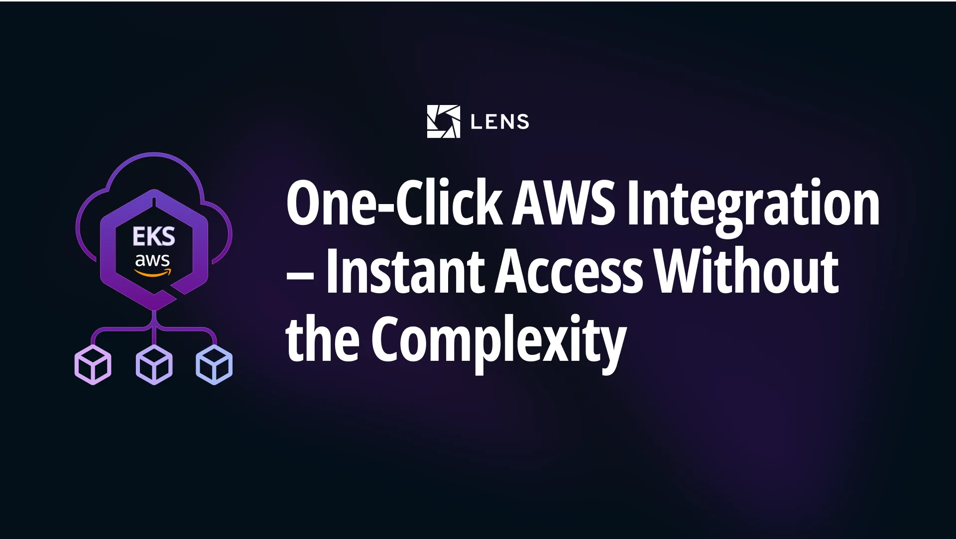 One-Click AWS Integration for Lens Desktop